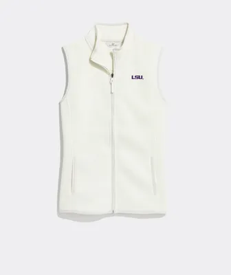 Women's Louisiana State University Mountain Sweater Fleece Vest