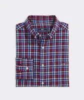 Stretch Poplin Check Shirt