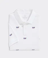 Heritage Embroidered Whale Pique Polo