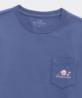 Boys' Glow-In-The-Dark Summer Camp Whale Short-Sleeve Pocket Tee