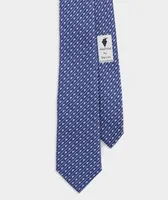 Boys' Micro Sailfish Stripe Printed Tie