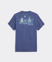 Edgartown Harbor Light Short-Sleeve Pocket Tee