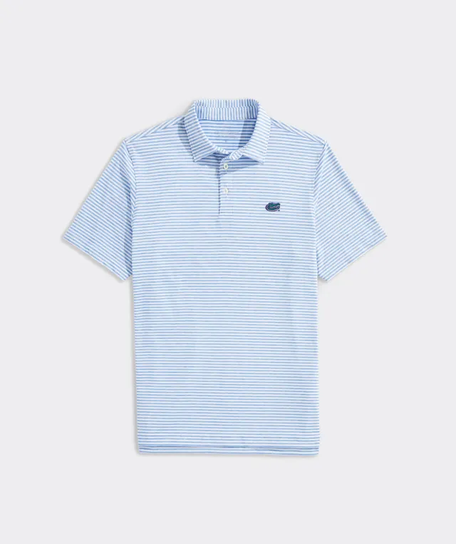 CUA Vineyard VInes Destin Stripe Sankaty Polo