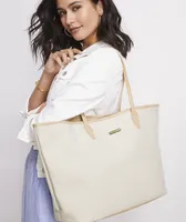 Medium Textured Canvas Tote