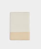 Textured Canvas Passport Holder