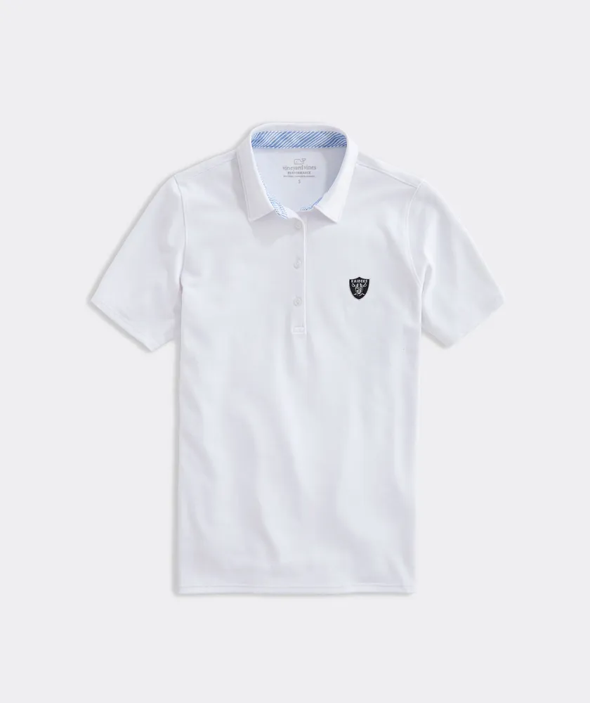 Women's Las Vegas Raiders Pique Polo