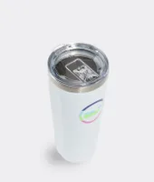 Neon Whale Dot Corkcicle Tumbler