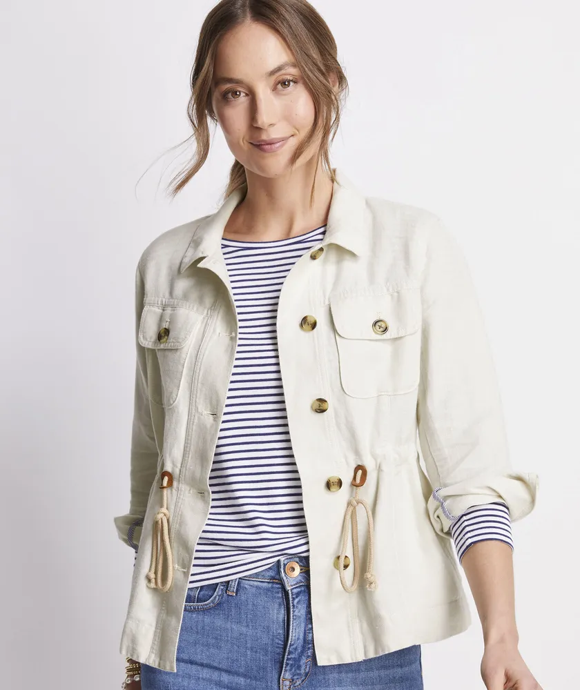 Vineyard Vines Linen Utility Jacket