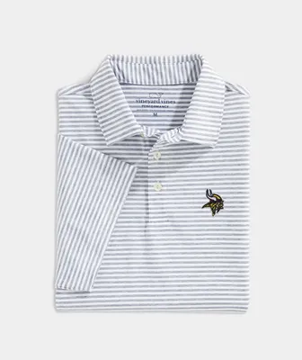 Minnesota Vikings Winstead Stripe Sankaty Polo