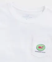 Girls' Watermelon Whale Short-Sleeve Pocket Tee