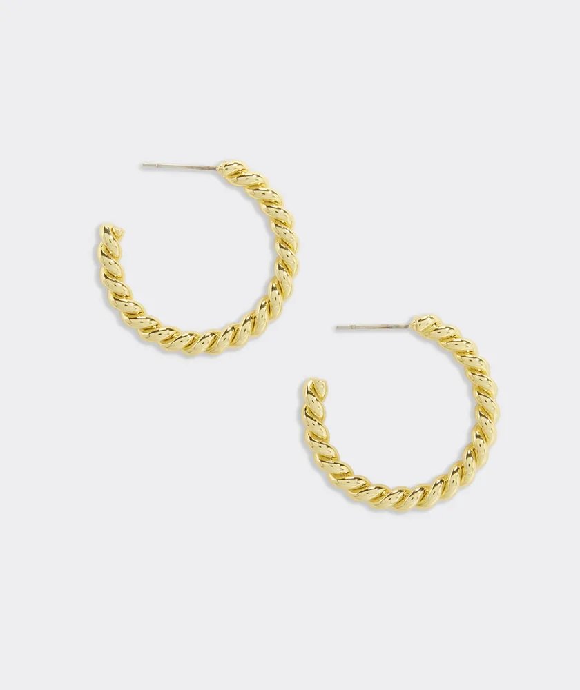 Rope Hoop Earrings