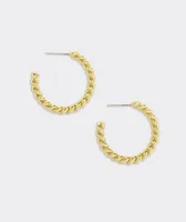 Rope Hoop Earrings