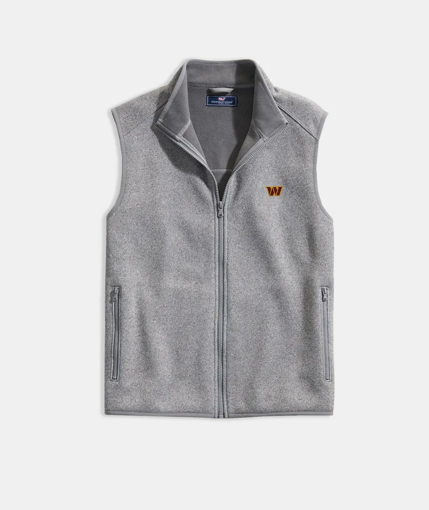 Washington Commanders Mountain Sweater Fleece Vest