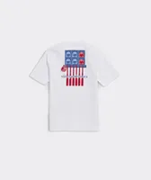 Boys' Baseball Flag Short-Sleeve Pocket Tee