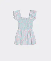 Cay Floral Smocked Top