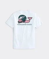 Philadelphia Eagles Helmet Whale Short-Sleeve Pocket Tee