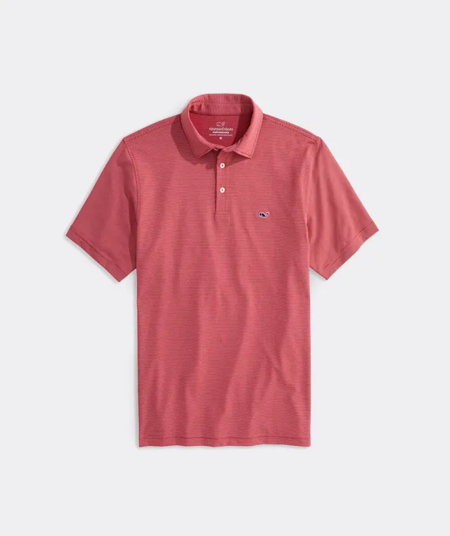 Lids Atlanta Braves Vineyard Vines Bradley Stripe Polo - Pink