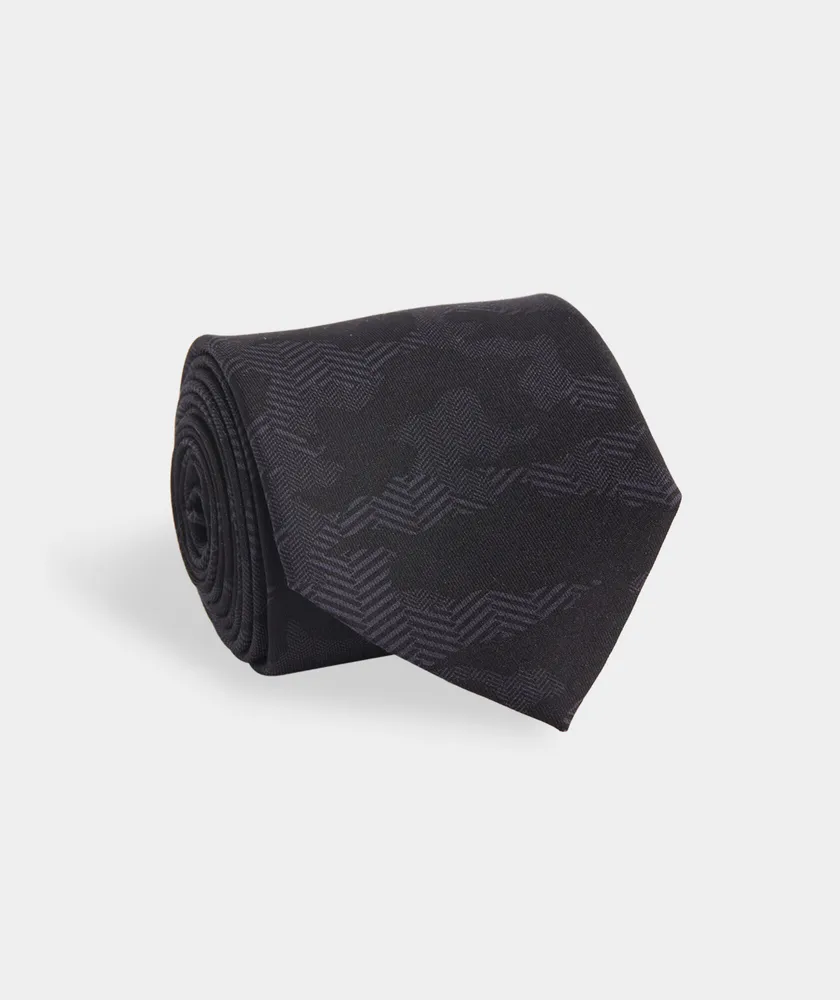 Herringbone Camo Printed Tie