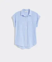 Lightweight Short-Sleeve Button-Down