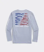 Americana Lures Long-Sleeve Harbor Performance Tee