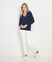 Heritage Cotton V-Neck Sweater