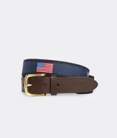 American Flags Canvas Club Belt