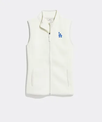 Women's Los Angeles Dodgers Mountain Sweater Fleece Vest