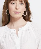 Textured Button Front Popover