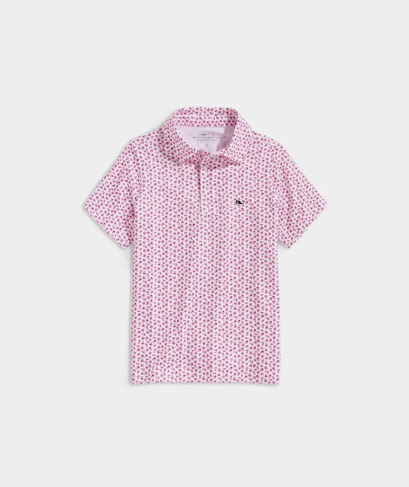 Boys' Printed Sankaty Polo