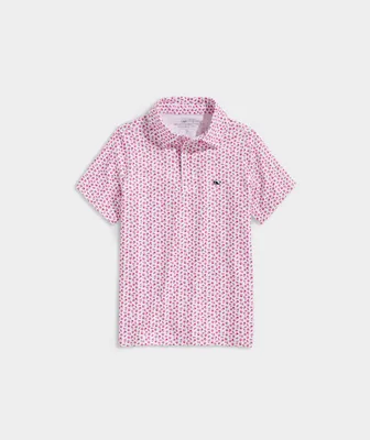 Boys' Printed Sankaty Polo