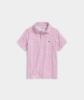 Boys' Printed Sankaty Polo