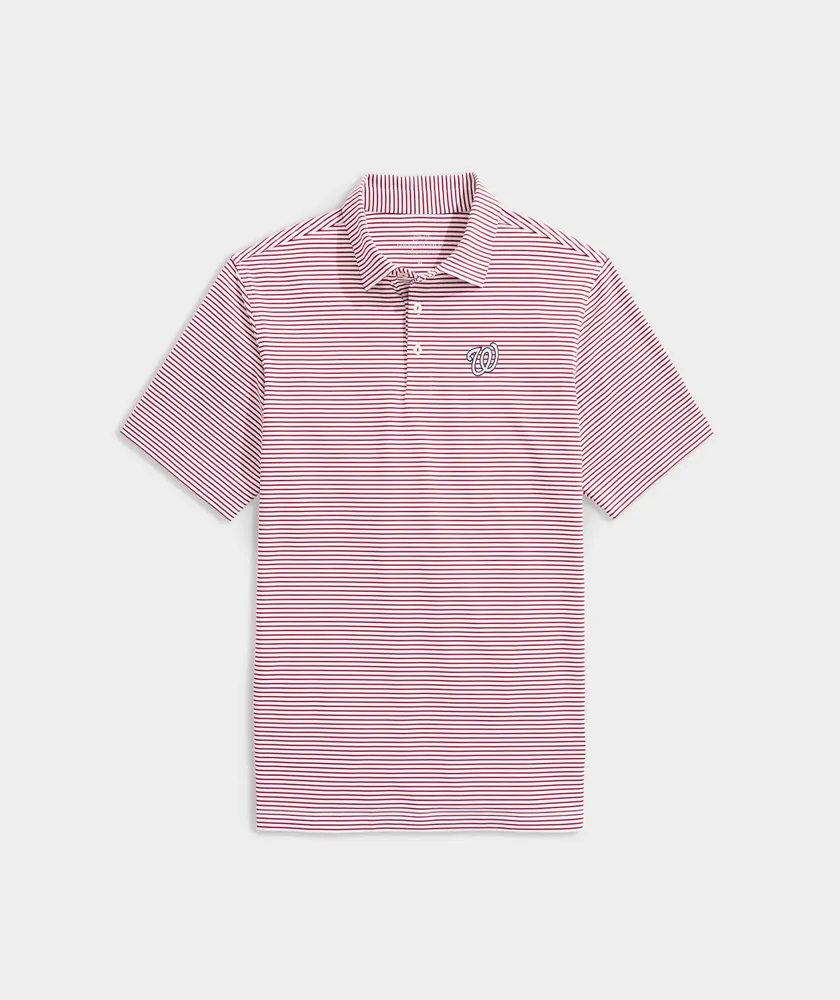 Washington Nationals Bradley Stripe Sankaty Polo