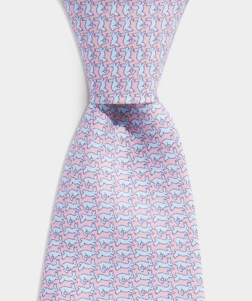 Boys' Classic Easter Rabbit Printed Tie