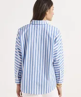 Poplin Striped Weekend Button-Down