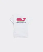 Girls' Watermelon Whale Short-Sleeve Pocket Tee