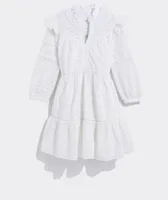 Tiered Eyelet Ruffle Dress