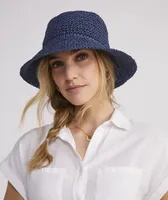 Crochet Raffia Bucket Hat