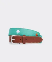 St. Patrick's Day Canvas Club Belt