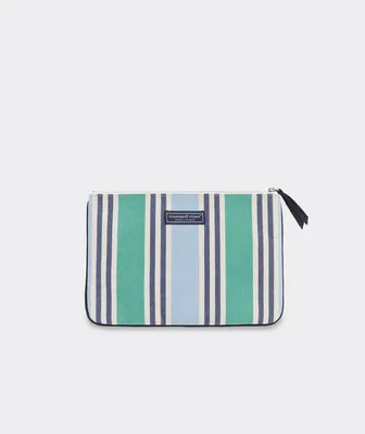 Block Striped Pouch