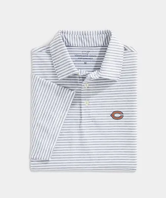 Chicago Bears Winstead Stripe Sankaty Polo