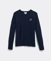 Women's Atlanta Braves Cashmere Crewneck