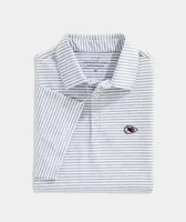 Kansas City Chiefs Winstead Stripe Sankaty Polo