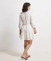 Tiered Eyelet Ruffle Dress