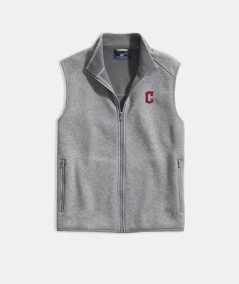 Cleveland Guardians Mountain Sweater Fleece Vest