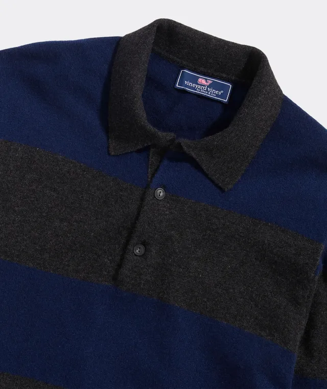 Shop Atlanta Braves Bradley Stripe Sankaty Polo at vineyard vines