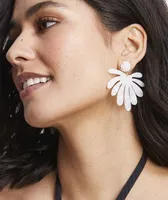 Cay Floral Statement Earrings