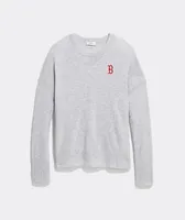 Women's Boston Red Sox Cashmere Crewneck