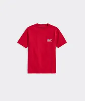 Boys' Flag Whale Short Sleeve Pocket Tee