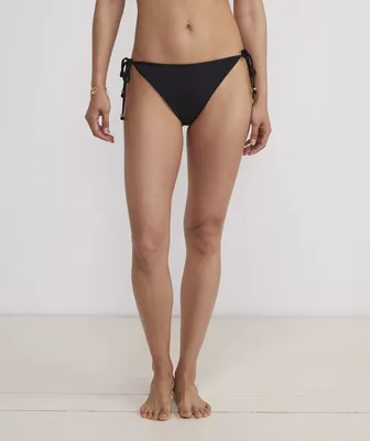 Seersucker String Bikini Bottom