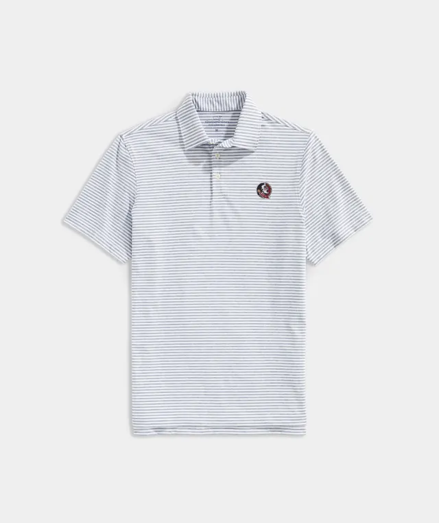 Shop New York Yankees Winstead Stripe Sankaty Polo at vineyard vines